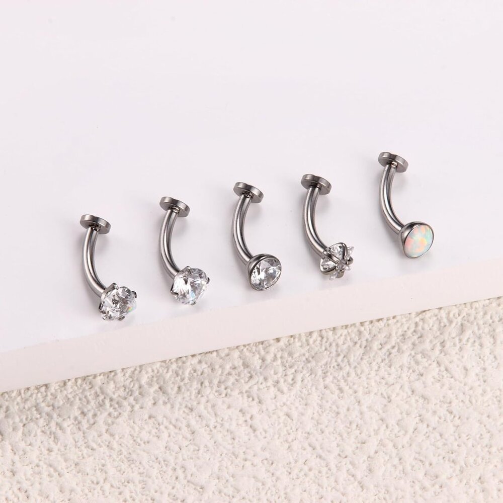 Floating Titanium Belly Button Rings Hypoallergen… - image 3
